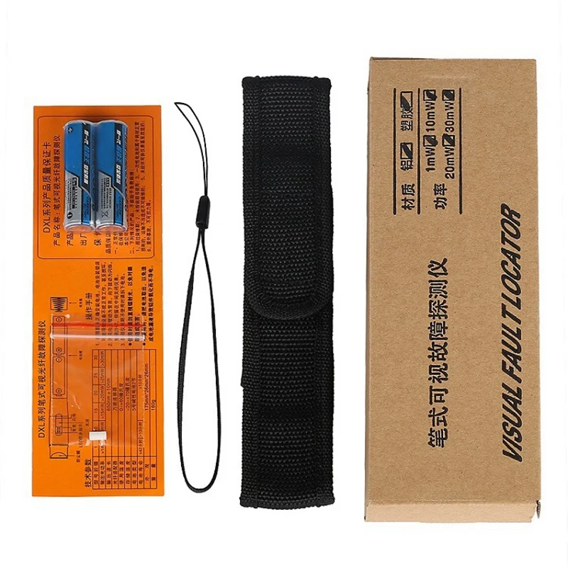 Визуальный дефектоскоп из алюминиевого сплава 20 МВт фотолокатор для FC SC ST и LC