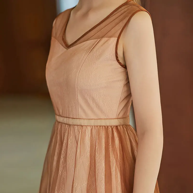 Vero Moda женское платье средней длины с трапециевидной подкладкой | 319446520