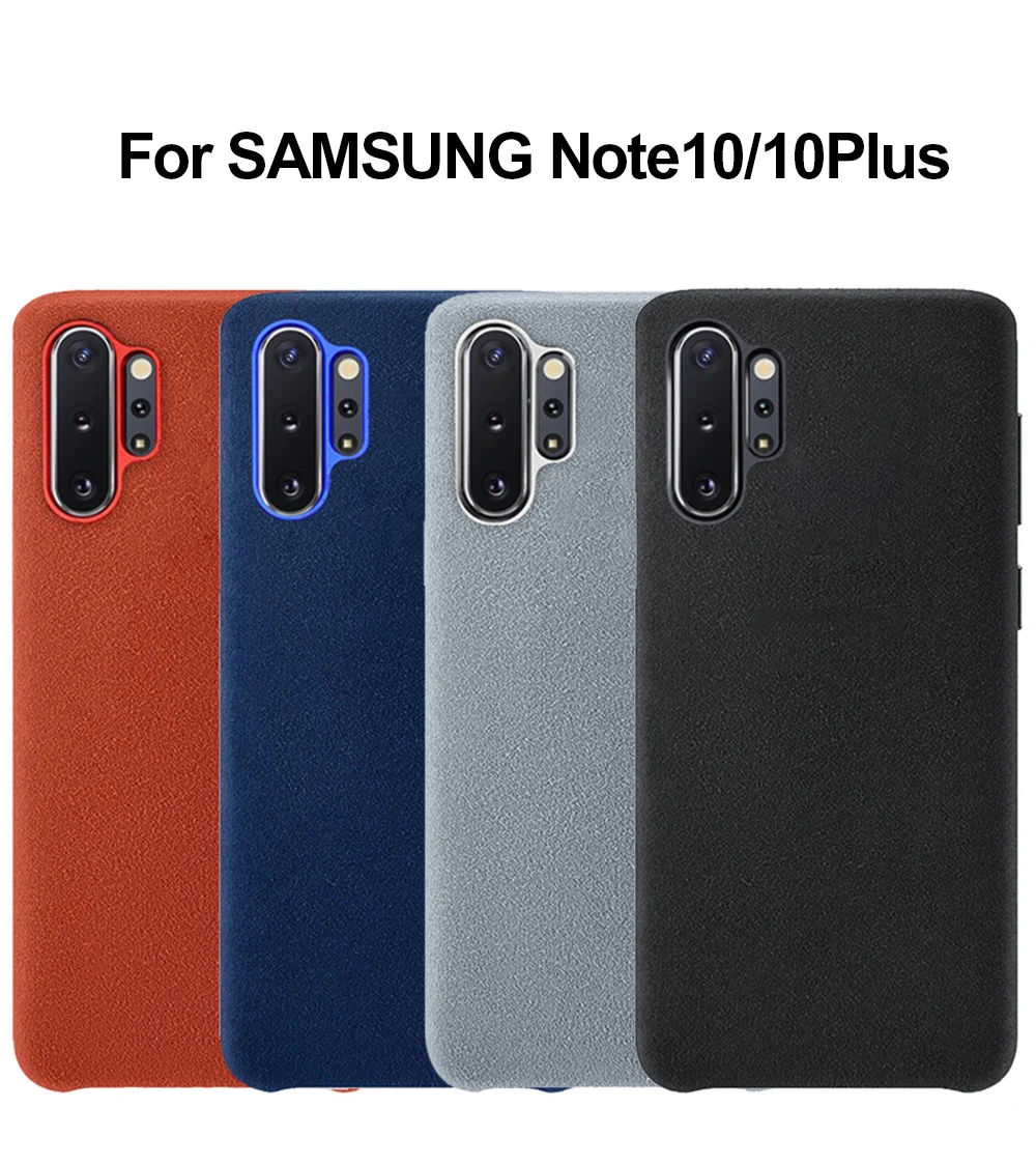 Для samsung Galaxy Note 10 Plus чехол из натуральной замши защитный чехол для samsung Note 10 9 S9 S10 Plus S10e чехол