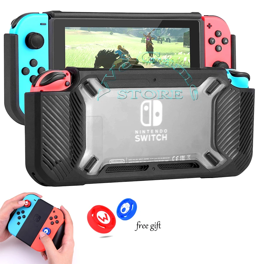 Чехол для консоли Nintendo Switch Nitendo защитный чехол switch ручки + 2 силиконовых колпачка