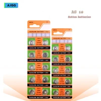 ajqq new 80pcs ag10 1 55v watch battery lr1130 v10ga coin button battery 189 389390 lr54 battery
