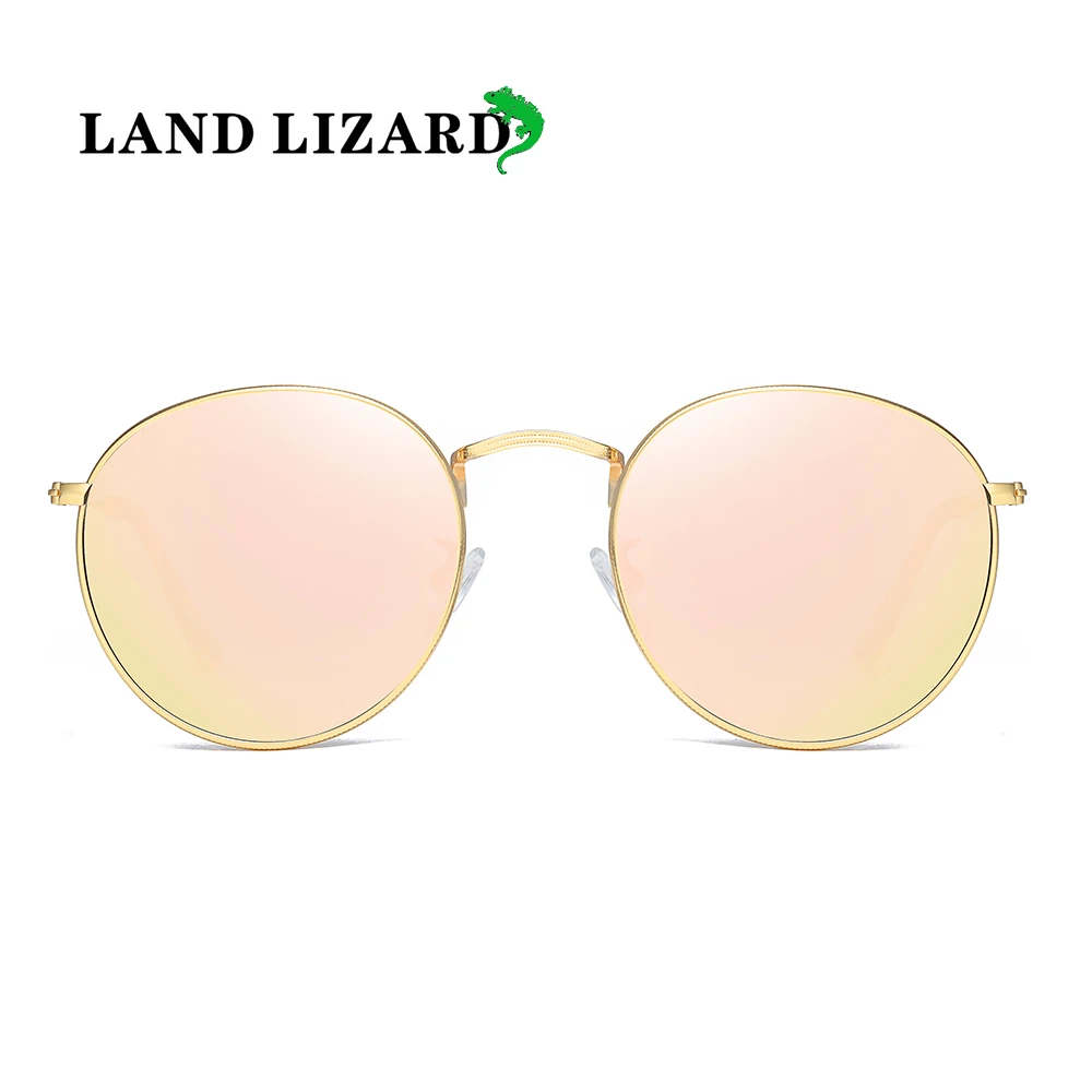 Новые Модные цветные поляризационные солнцезащитные очки трендовые в круглой