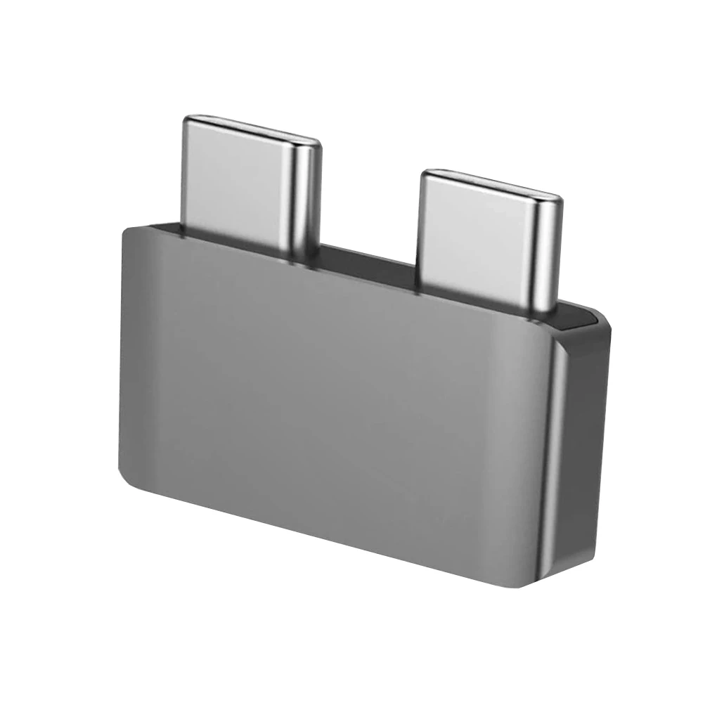 

Male to Female Type-c Adaptor with Dual Connectors 40Gbps 100W Charging Extender Laptop Supplies Replacement for MacBook Pro/Air