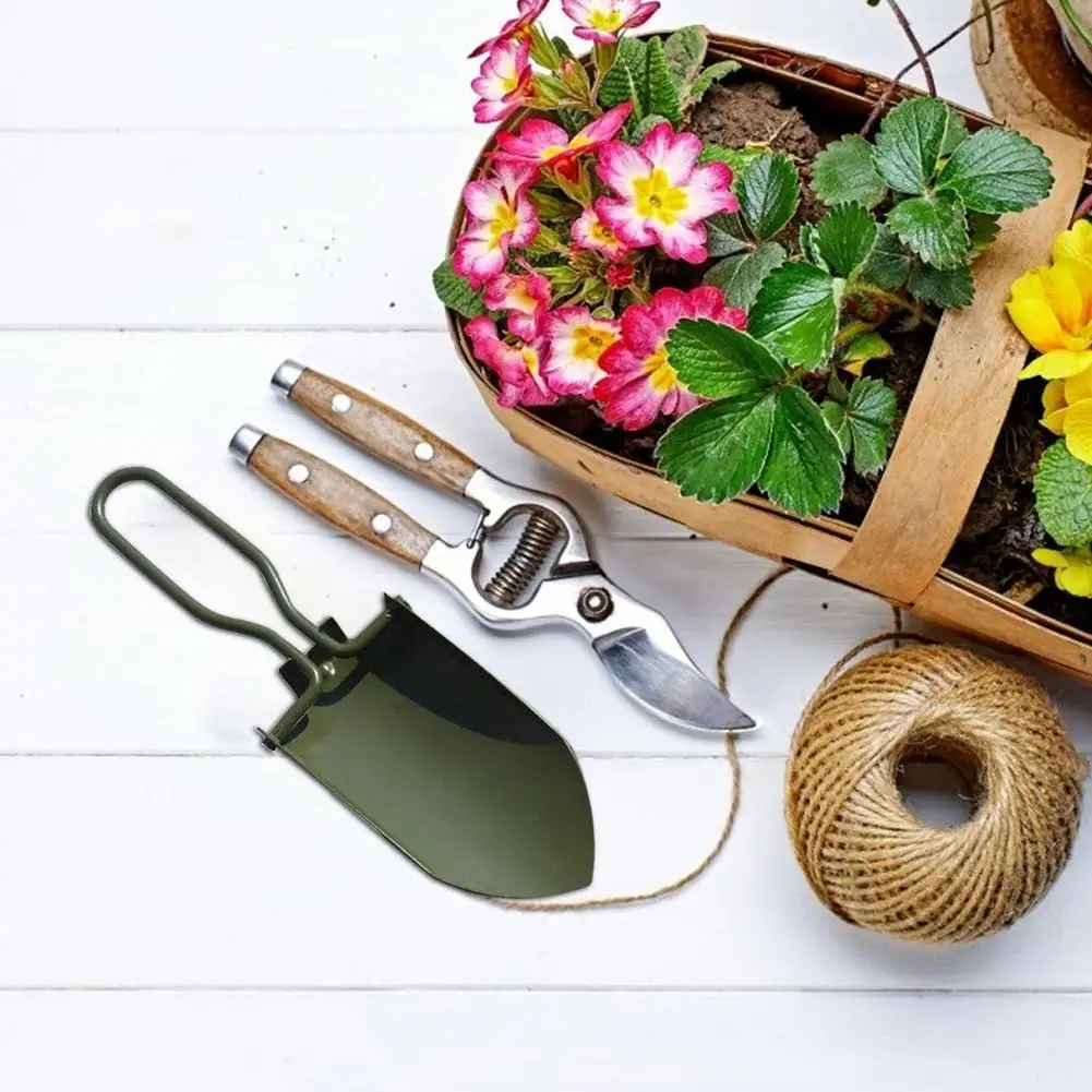 Мини Нержавеющая сталь Складная Лопата для кемпинга садовых инструментов ткань