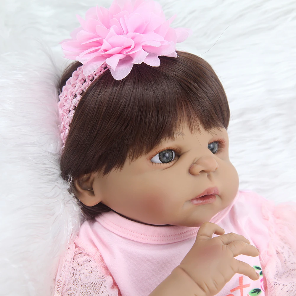 Bonecos 22'ɻlack reborn baby имя характеристики всего пластика моделирования детская