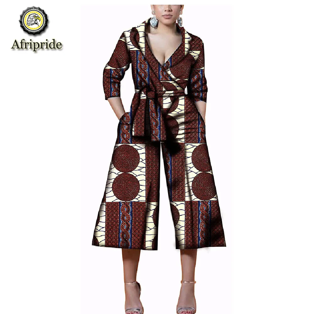 Женский комбинезон из чистого хлопка с принтом AFRIPRIDE dashiki bazin riche ankara весна осень