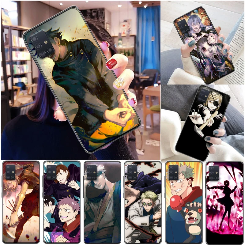 

Jujutsu Kaisen Fushiguro Megumi Sukuna Yuji Itadori Satoru Gojo Phone Case For Samsung Galaxy A51 4G 5G A71 Coque Cases