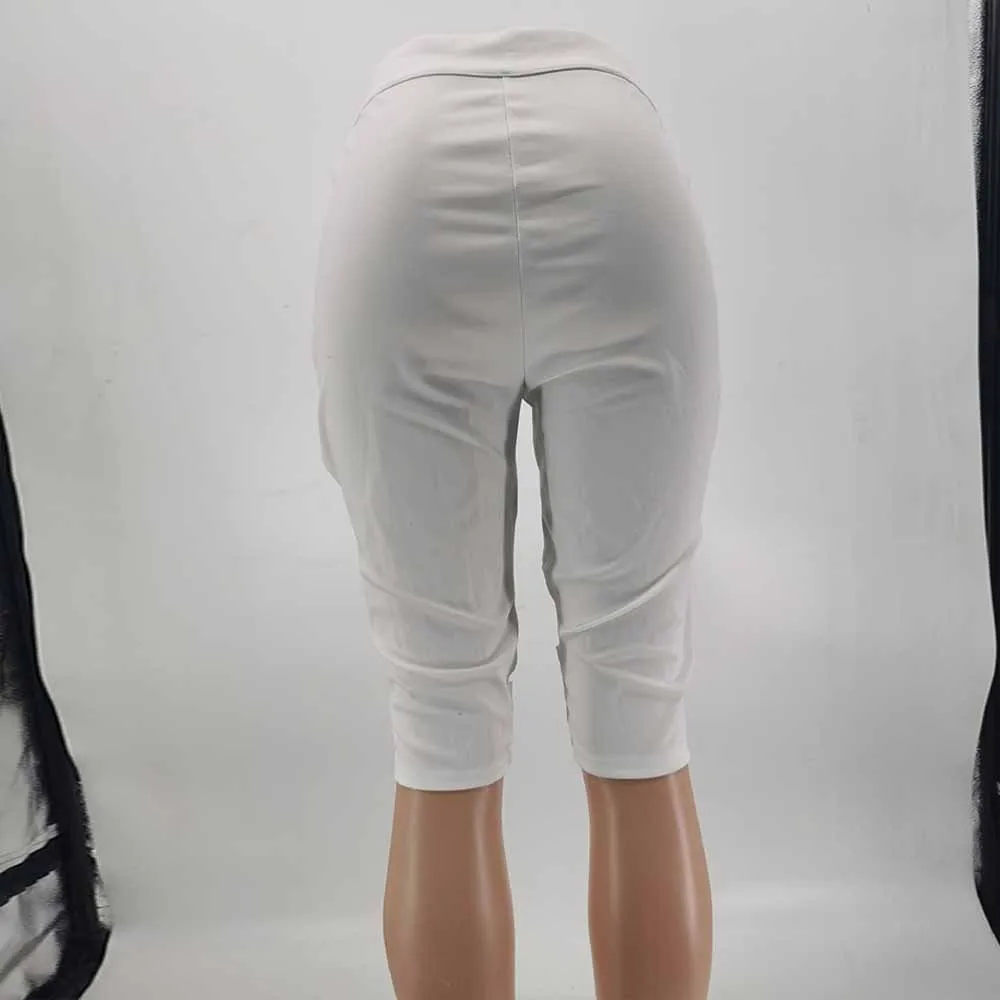 

Black/white/red Hollow Irregular Biker Shorts for Women Summer High Waist Buttons Up Club Short Activewear Skinny Beach Shorts