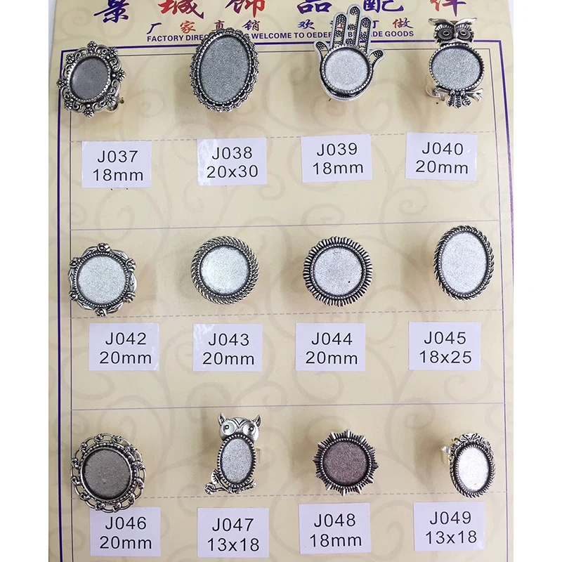 

18*25mm ring setting making for jewelry