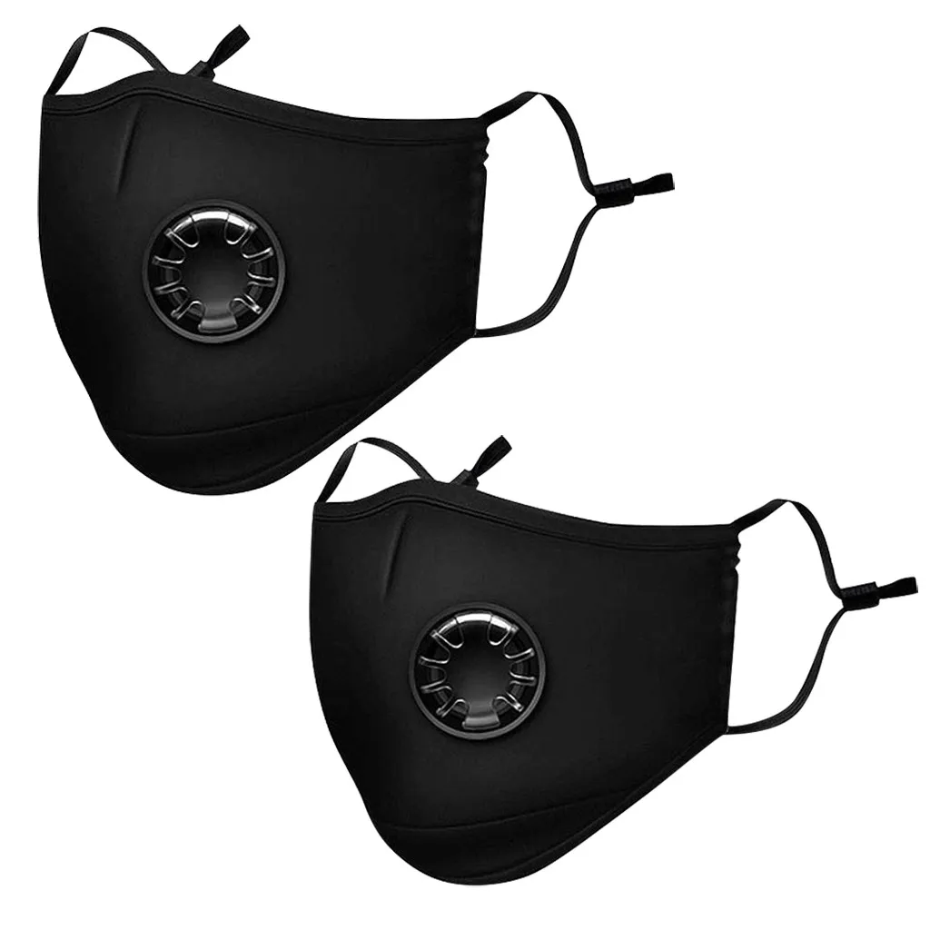 2 шт. хлопковые защитные маски для лица с 4 фильтрами|Маски| |