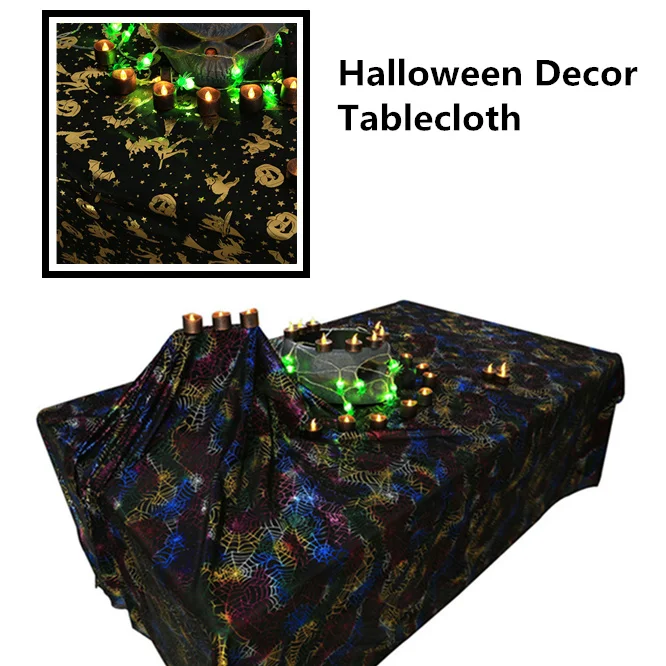 Высокое качество Хэллоуин Декор реквизит скатерть с паутиной Искусство
