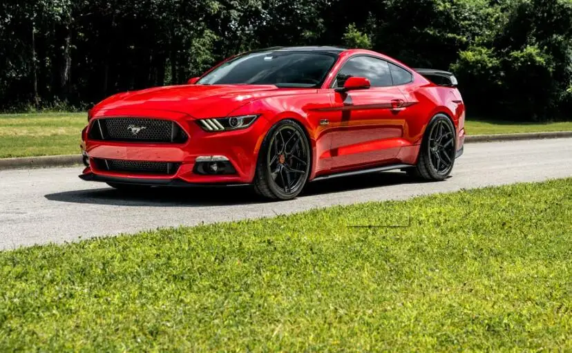 Автомобильные 3D роскошные кожаные автомобильные коврики подходит для Ford Mustang EMS
