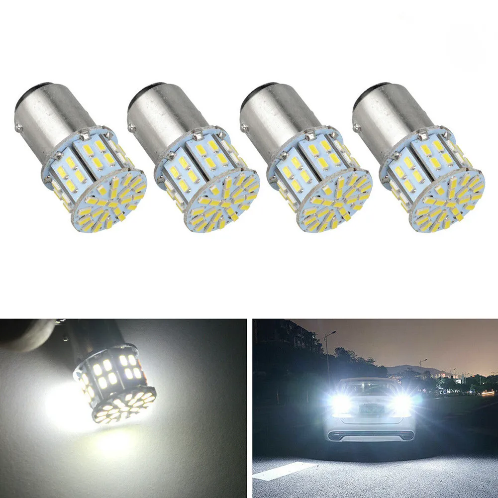 

7528 Bulbs LED Light Brake Universal 4pcs 50SMD 6000K Parts Replacement
