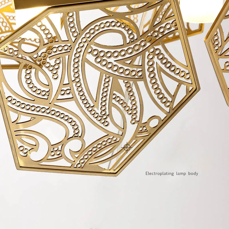 Итальянский Креативный дизайн роскошный черный Стекло абажур оформление c