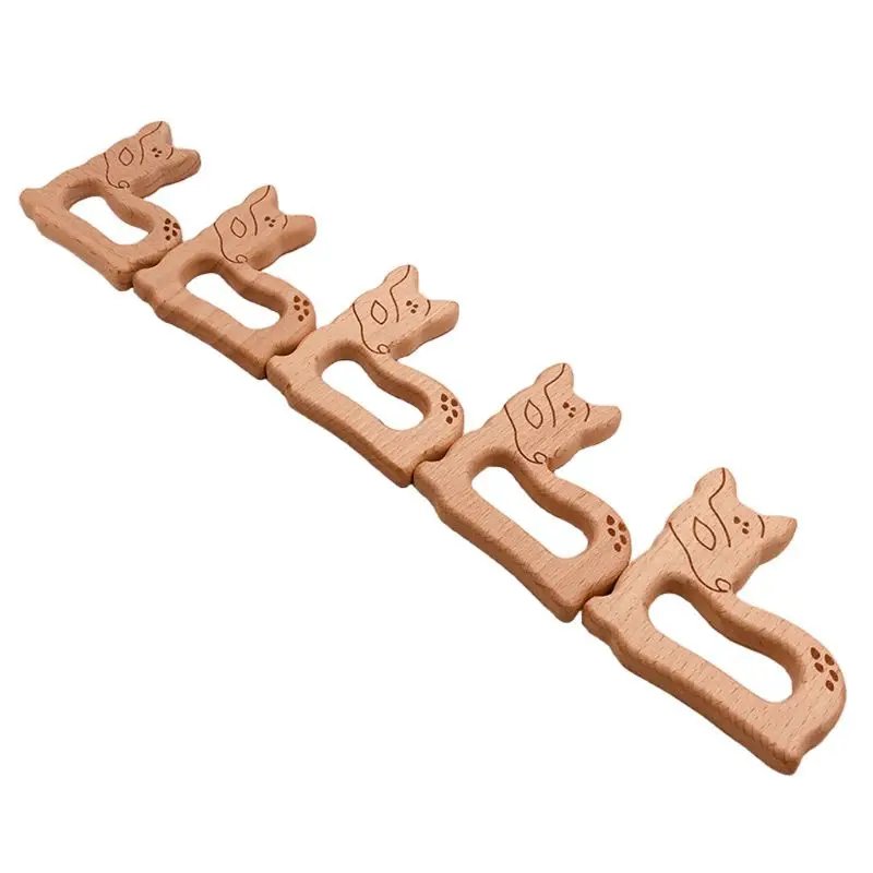 1 шт. деревянный Прорезыватель для зубов | Мать и ребенок