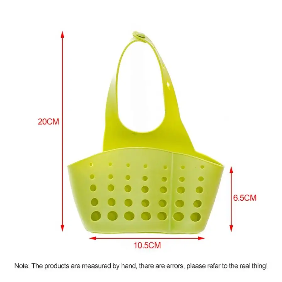 Губка для раковины подвесная корзина хранения с регулируемой кнопкой-защелкой