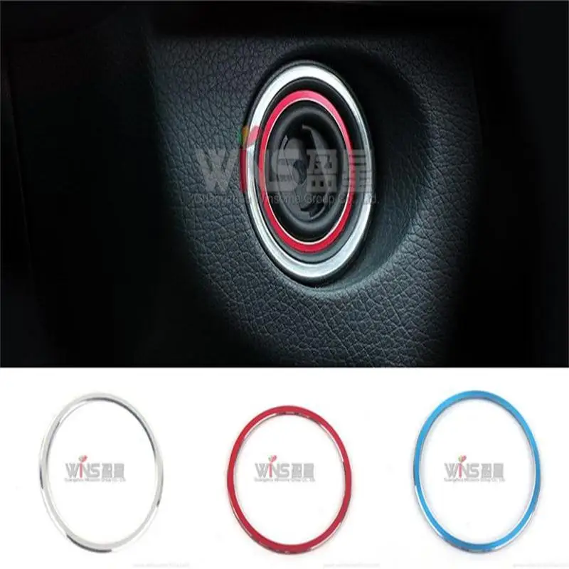 Автомобильный выключатель запуска двигателя декоративная накладка для Mercedes Benz A