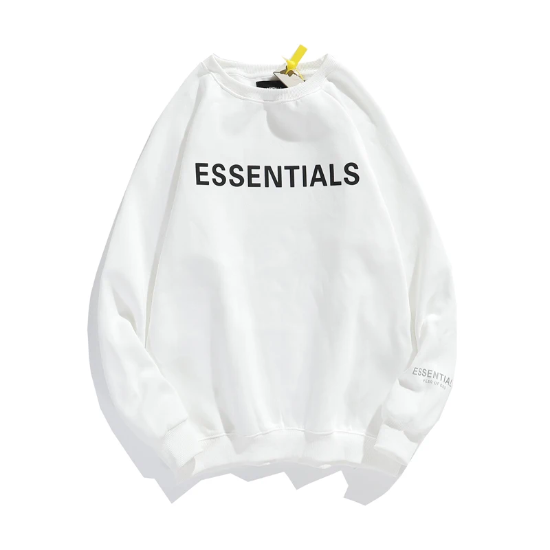 

2021 New Fashion Sweatshirts Fog Essentials Letter Cotton Men Women Hip Hop O-Neck Streetwear Brand Clothing