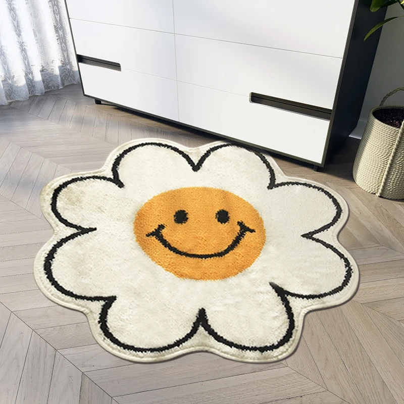 

Коврик для ванной комнаты, нескользящий, в форме цветка