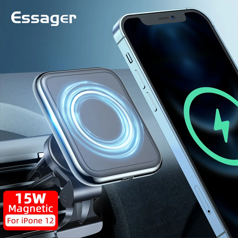 

Universal Fast Car Wireless Charger For IPhone 12 Pro Max Mini 12Mini 12Pro Max 15W Qi Fast Charging Car Phone Holder GPS Stand