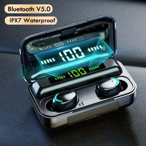 bluetooth 5 0 f9 tws wireless waterproof headsets noise canceling earphone with microphone sports earphone forall smartphone free global shipping