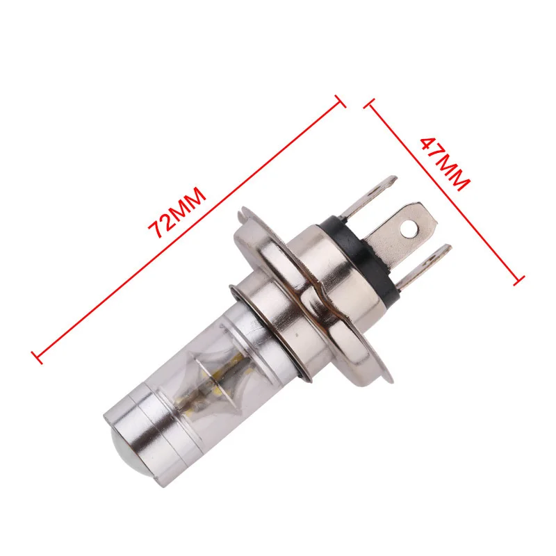H4 2835 высокая мощность светодиодный противотуманный фонарь 12SMD двойной конус