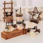 Банка для конфет с рождественским эльфом, Подарочный пакет, рождественские украшения для дома, бутылка для хранения с Санта-Клаусом, Рождественская Милая коробка, детские новогодние подарки, Рождество