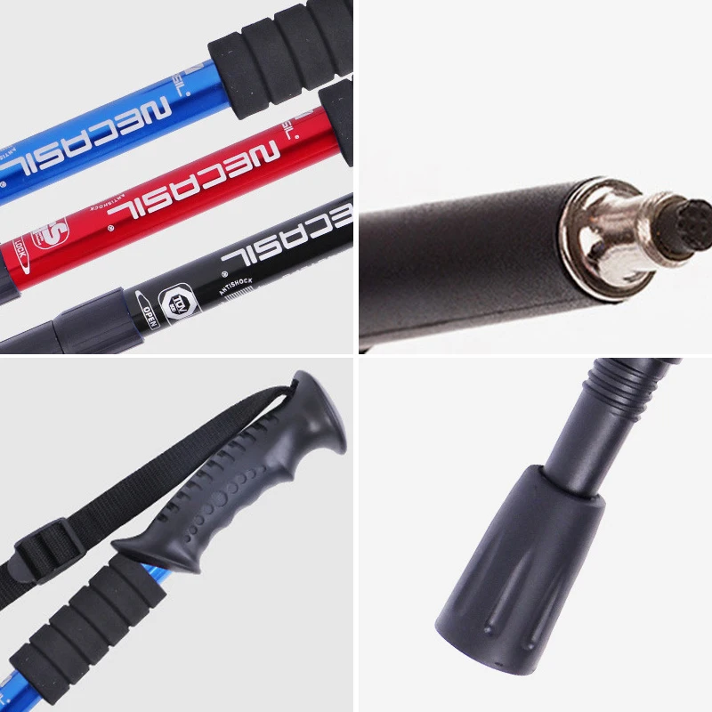 Палки для скандинавской ходьбы телескопические треккинга альпинизма анти шок