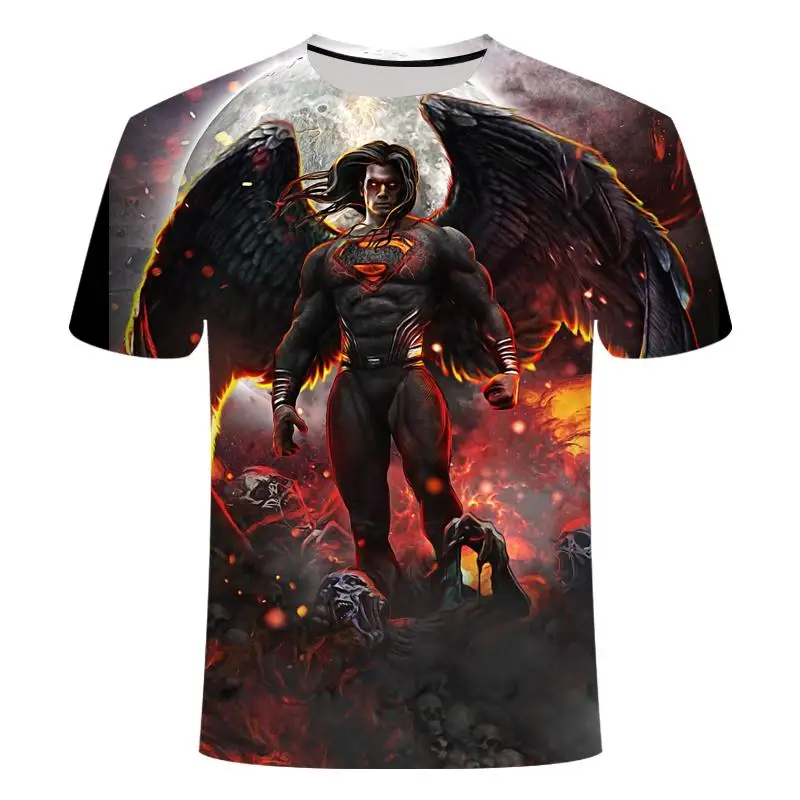 

Summer New Style 3d Skull Poker Funny T-Shirt For Men And Women Hip-Hop 3d Printing Demon T-Shirt Fashion Short Sleeve Tops