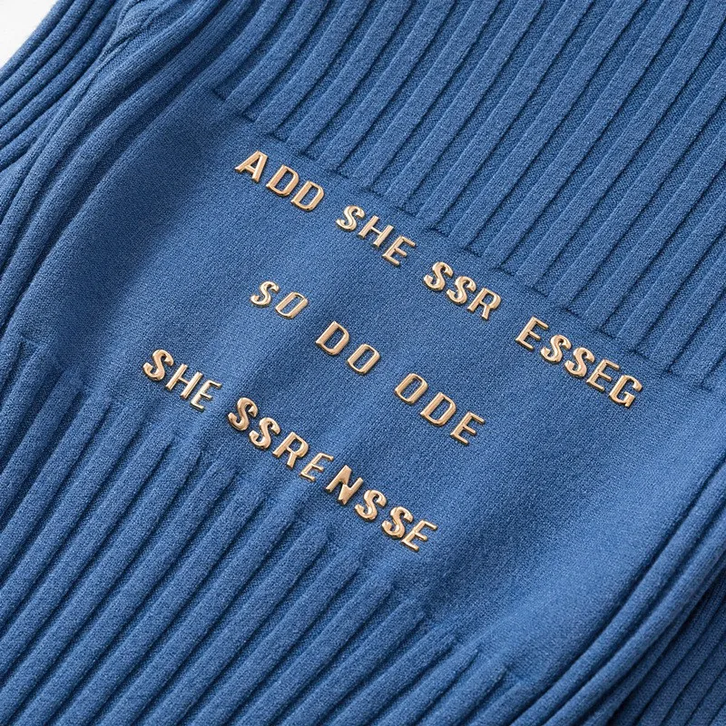 

Women Sweaters Letter Print Slim Half High Collar Elasticity Pullovers For Women Bottoming Knited Jumper Casual Warm Sweater H