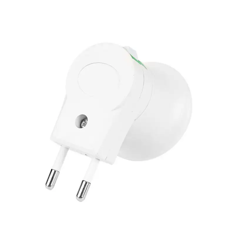 

E27 220V Wall Type Bulb Lamp Holder Socket Adapter Converter Heat Resistant Anti Aging Plug Adapter Light Plug-in Screw Base