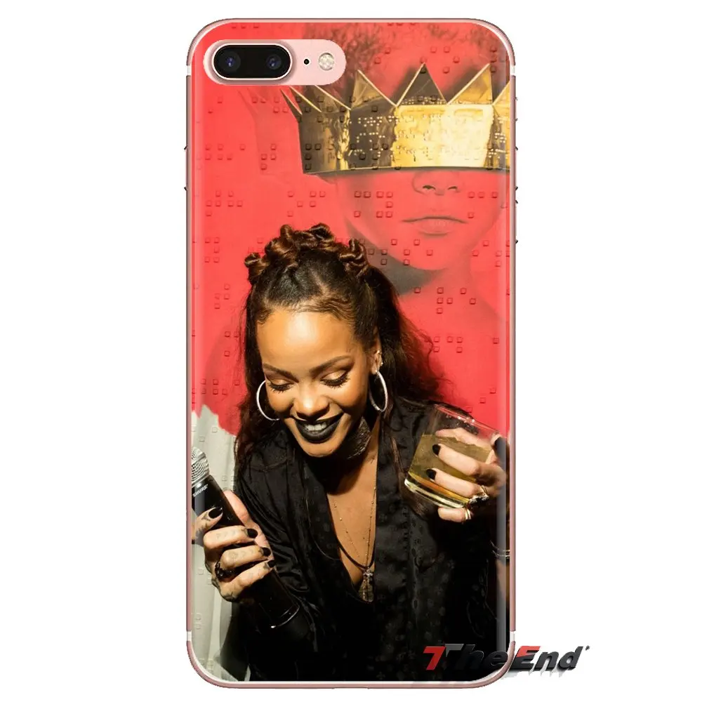 Awesome Robyn Rihanna Soft TPU Phone Cover For Samsung Galaxy S2 S3 S4 S5 MINI S6 S7 edge S8 S9 Plus Note 2 3 4 5 8 Coque Fundas |