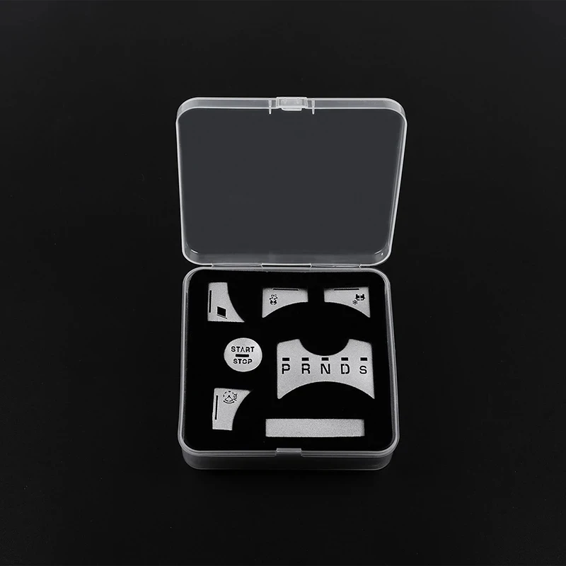 

7Pcs Car Central Control Gear Button Cover Decoration Sticker for Jaguar XF 2012-2015