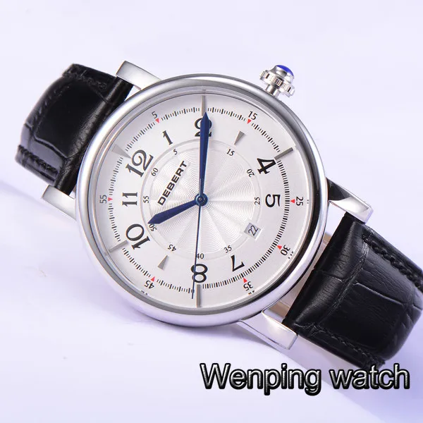 Классический Модный чехол из розового золота 43 мм мужские механические