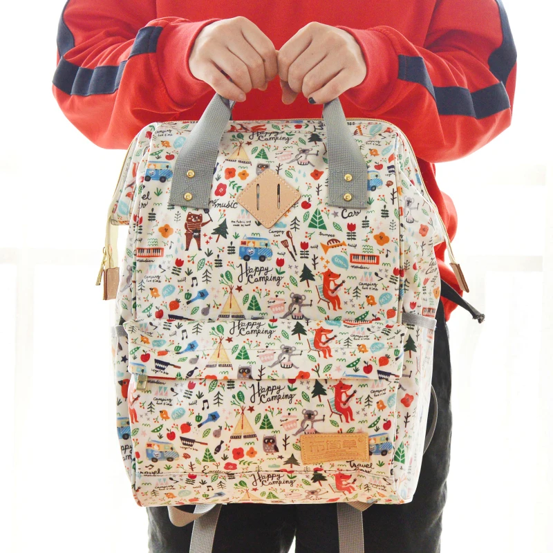 

Fashion Mummy Maternity Nappy Bag Large Capacity Nappy Bag Travel Backpack Nursing Bag for Baby Care Women's Travel Bag