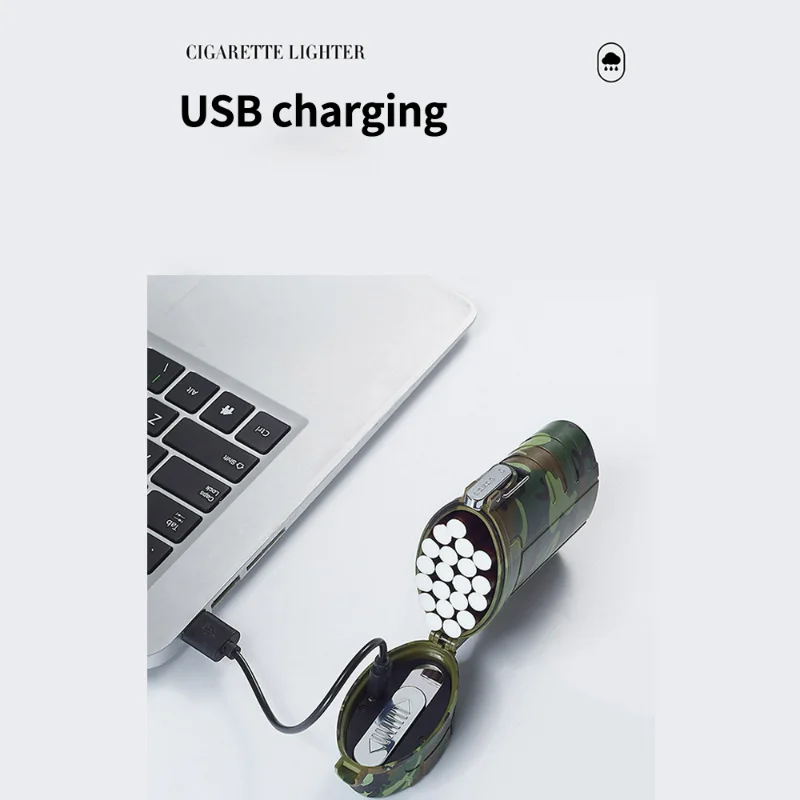 Уличный водонепроницаемый перезаряжаемый чехол для сигарет 2021 из 20 предметов