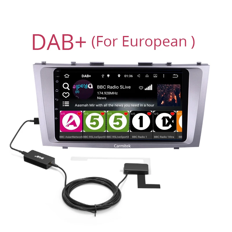Carmitek для Toyota Camry 40 50 2006-2011 DSP WIFI GPS-навигация Android стерео Bluetooth Радио мультимедийный