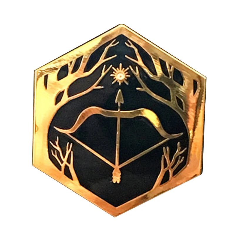 Стрелы стрелы брошь в форме солнца значок | Украшения и аксессуары