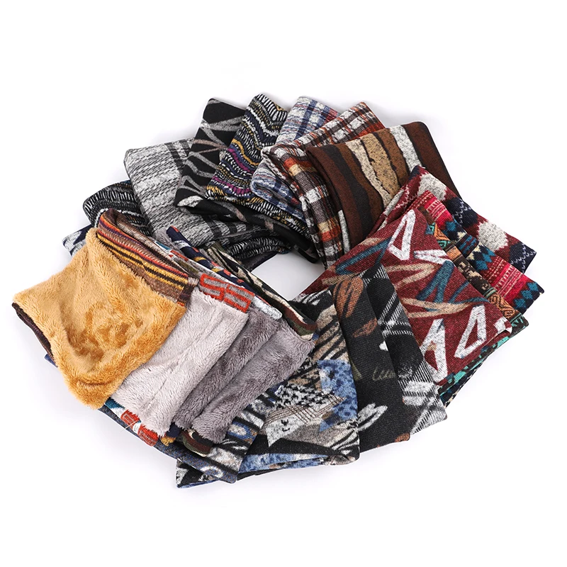 2019 зимний нагрудник в стиле ретро для мужчин и женщин плюс бархатный шарф