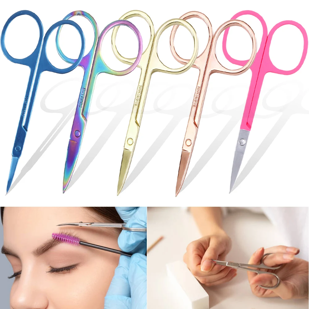 Маникюрные ножницы с изогнутым кончиком для ногтей профессиональный резак