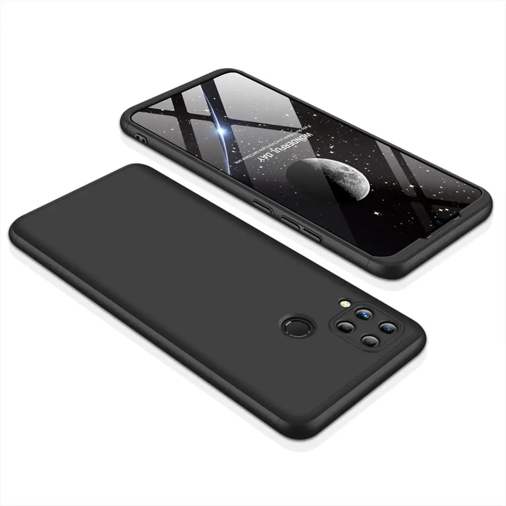 

For OPPO Realme C15 Case Hard Hybrid PC 360 Full Body Protective Back Cover for OPPO Realme C15 Phone Case Fundas Coque