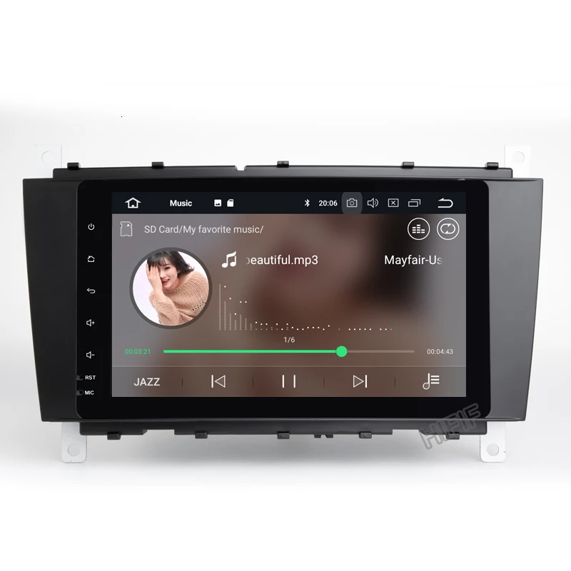 Автомагнитола 2 Din с GPS Android 9 0 автомобильный мультимедийный плеер для Mercedes Benz C Class S