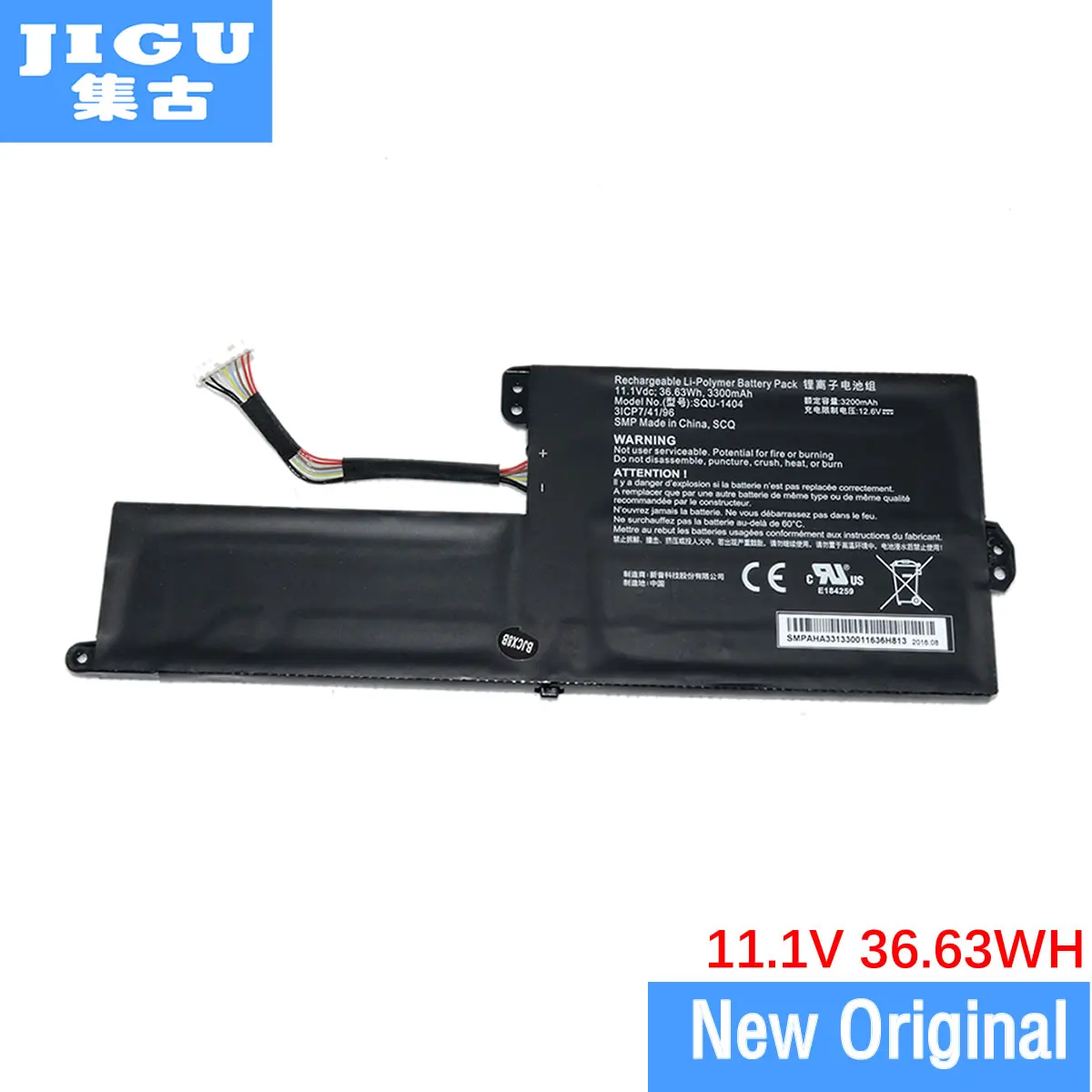 

JIGU Original laptop Battery 3ICP7/41/96 For ACER SQU-1404 11.1V 36.63WH