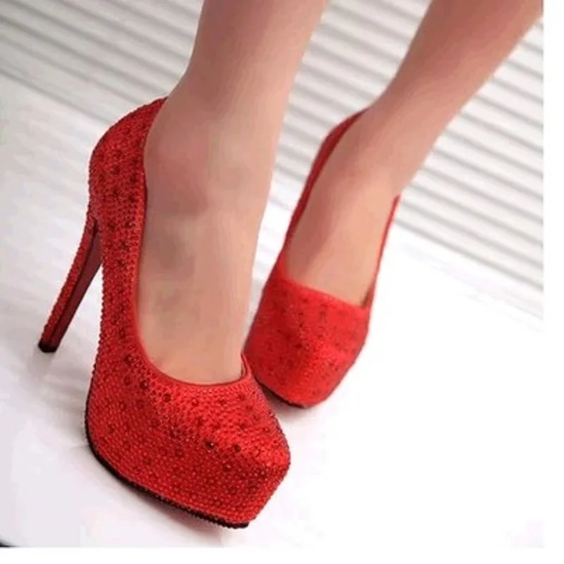 Женские свадебные туфли на высоком каблуке 2018 | Обувь