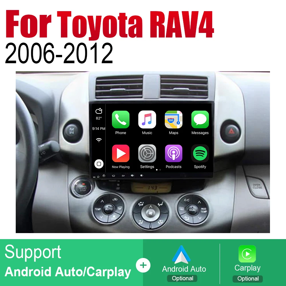 Автомагнитола ZaiXi 2 Din Android для Toyota RAV4 2006 ~ 2012 GPS навигация BT Wi Fi карта мультимедийная