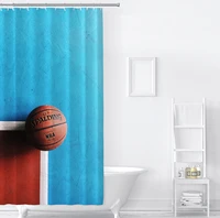 basketball warden customization home garden household merchandise bathroom products shower curtains waterproof moisture proof