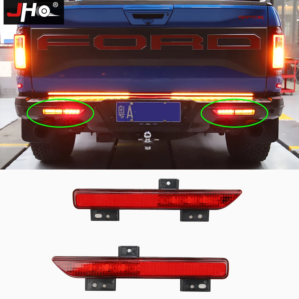 Светодиодный отражатель заднего бампера JHO противотуманная фара с указателем