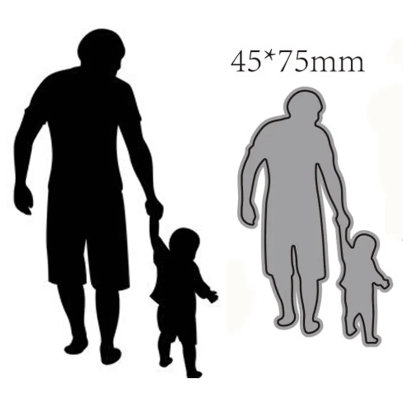 

Металлические режущие штампы, штампованные формы для папы и детское украшение, бумага для скрапбукинга, нож, штампованные трафареты