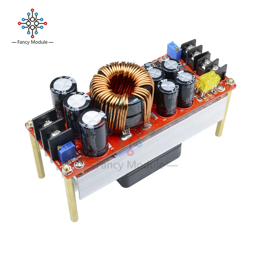1500W 30A DC 10 60V постоянного тока до 12 90V повышающий преобразователь шаг вверх Питание