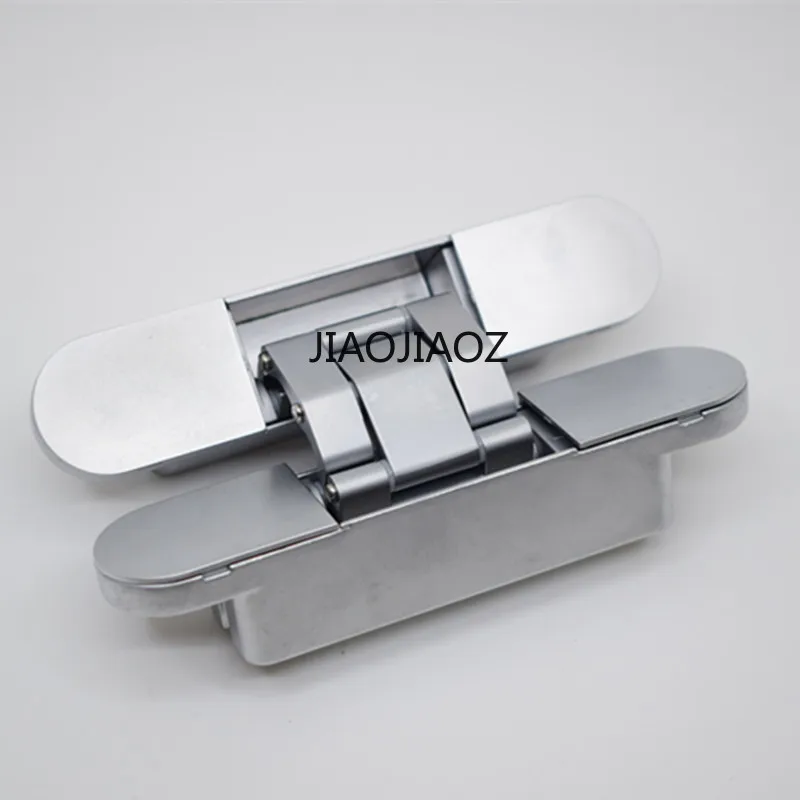 

free shipping 3Dadjustable hinge household hardware Invisible door hinge can be opened cross hidden hinge heavy duty gate hinge